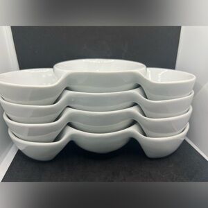 Elegant White Ceramic Bowl Set